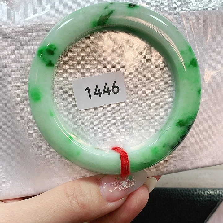 翡翠手镯未镶嵌天然翡翠手镯58