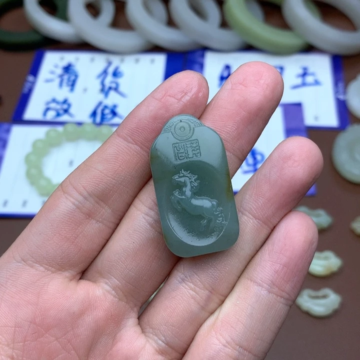 和田玉珠宝半成品未镶嵌