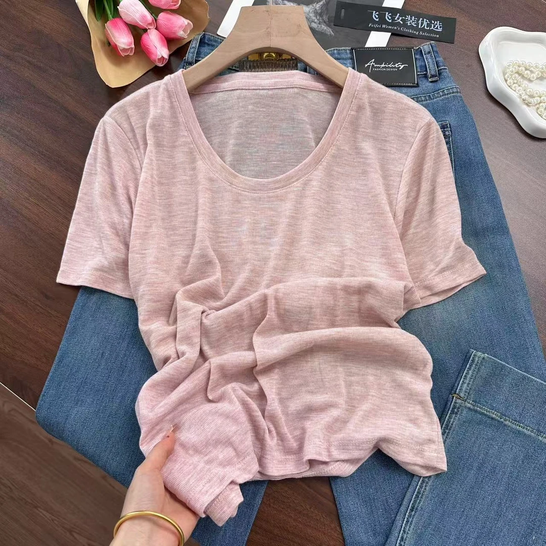 超级凉快的雪花麻~纯色百搭轻薄透气Y7042