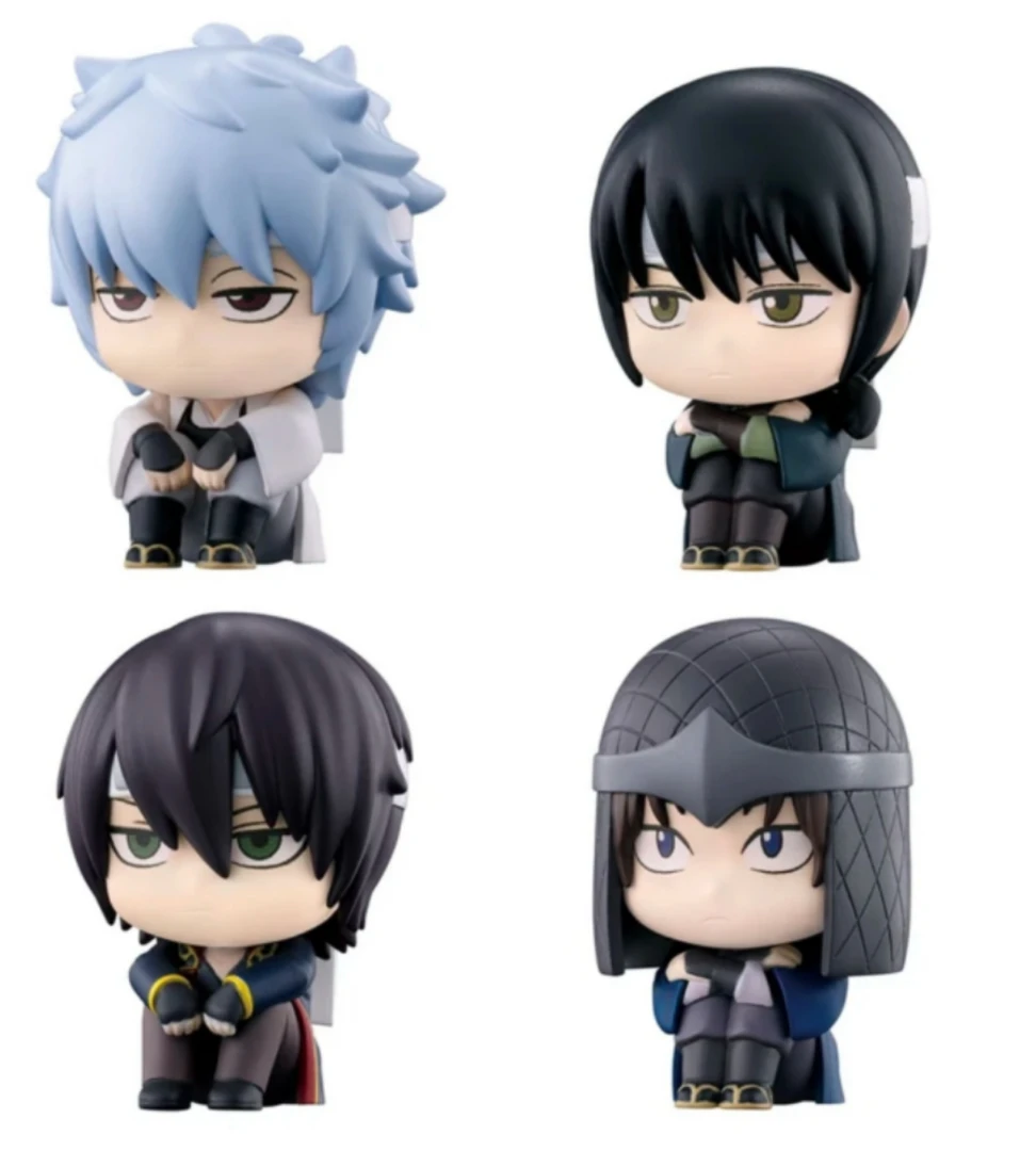 【银魂】银魂 坐姿扭蛋四代小手办（转盘抽取）