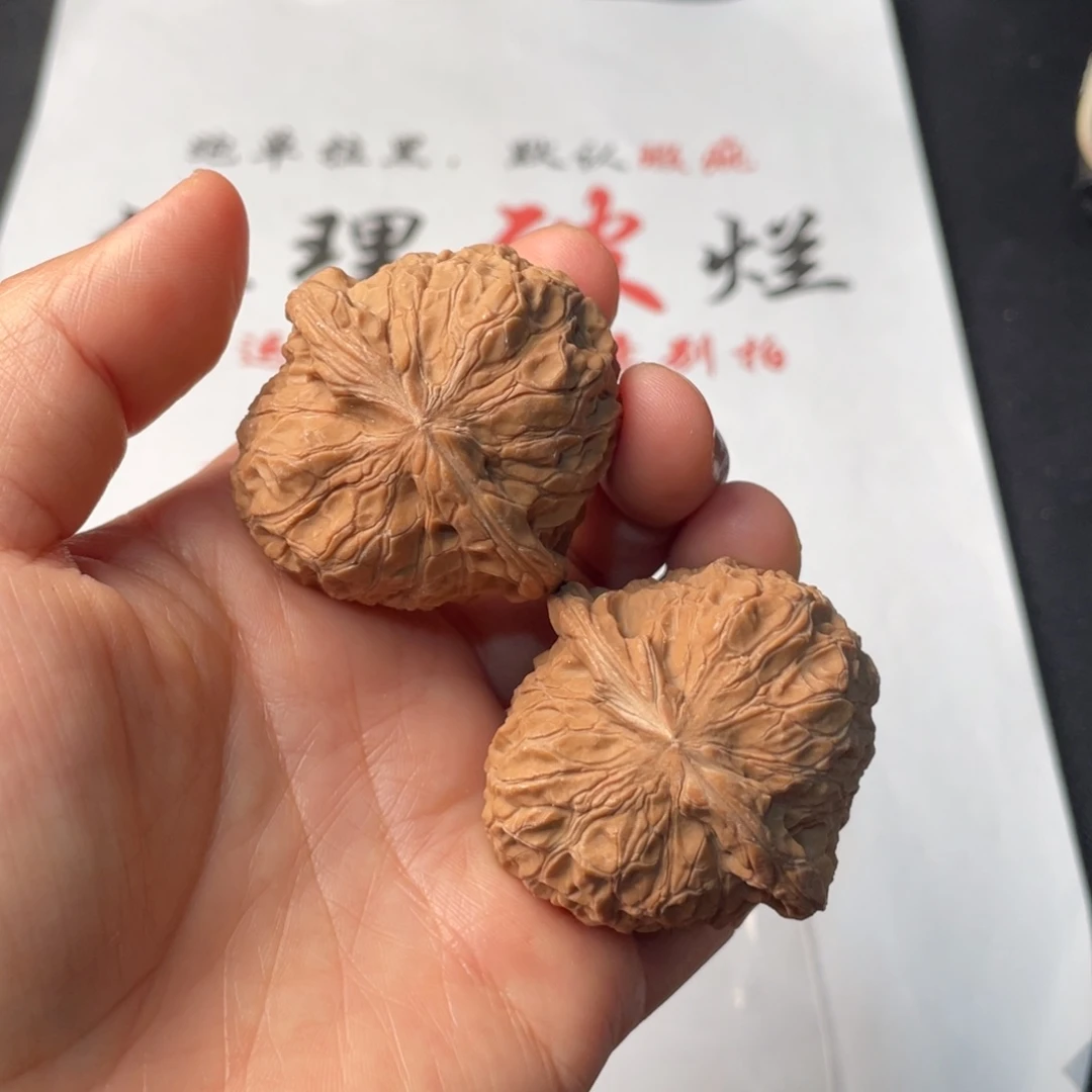 文玩核桃把件822。42南瓜墩