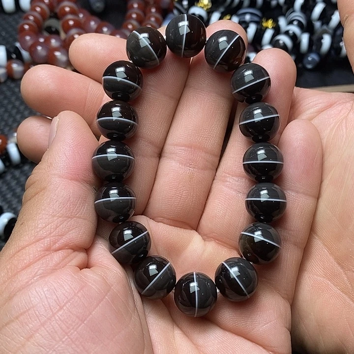 玛瑙/玉髓手链未镶嵌牛*