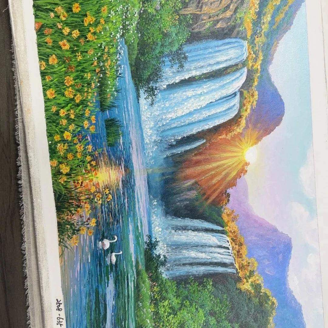 油画加油加油努力加油加油