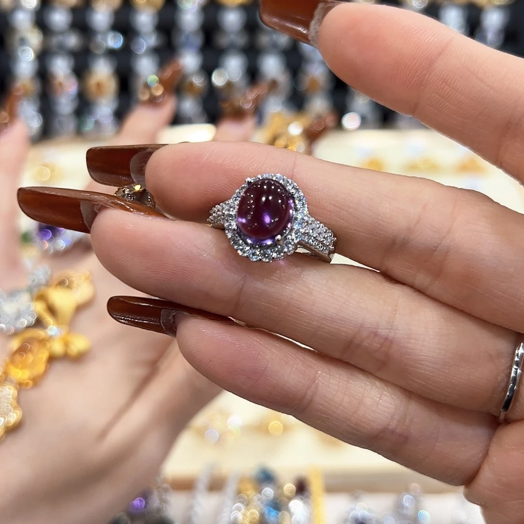 水晶金色拖不保色介意慎拍银色托不掉色银S925镶X****?