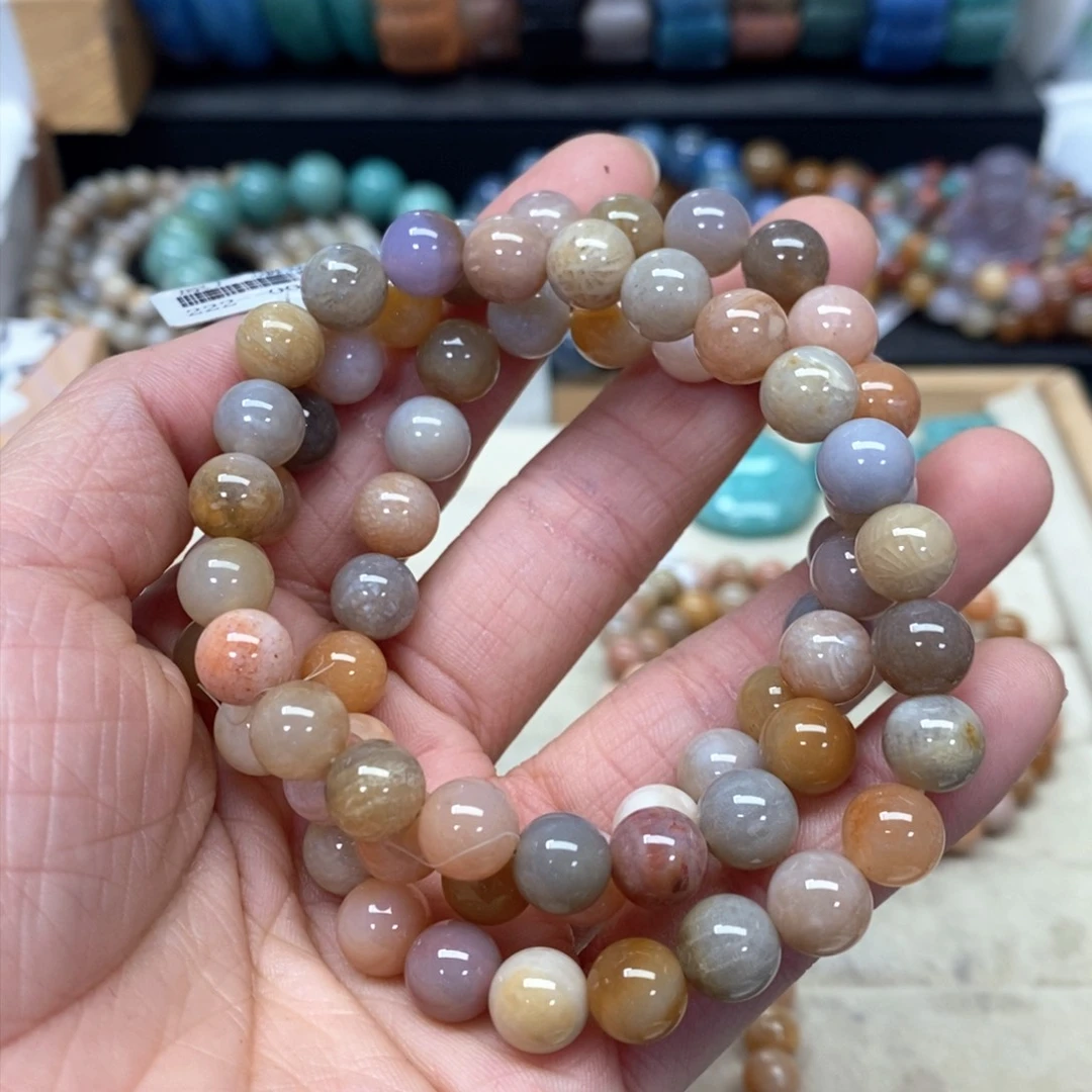 硅化珊瑚（珊瑚玉）手链未镶嵌阿*086