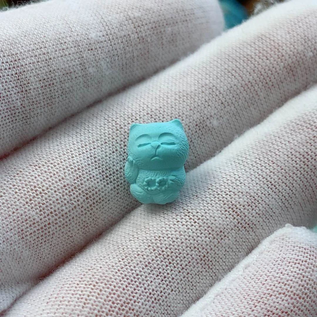 绿松石珠宝奇石未镶嵌