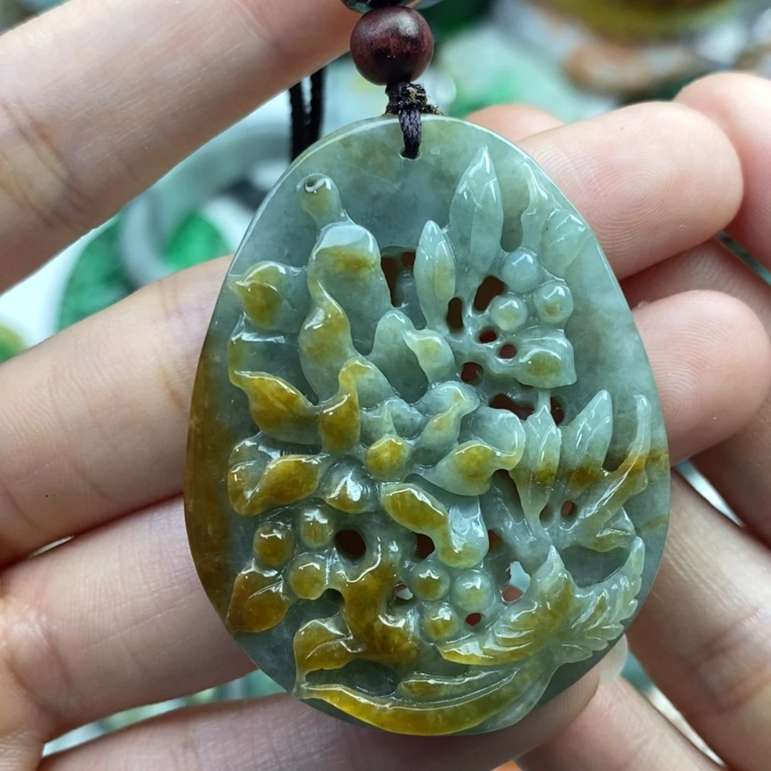 颈饰未镶嵌翡翠吊坠