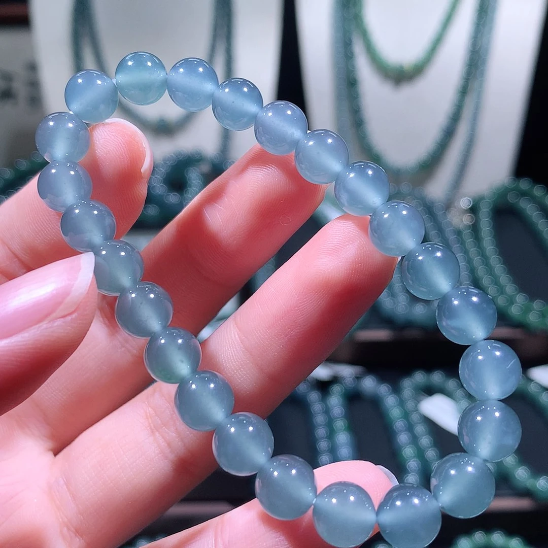 未镶嵌手链翡翠天然a货翡翠手串8