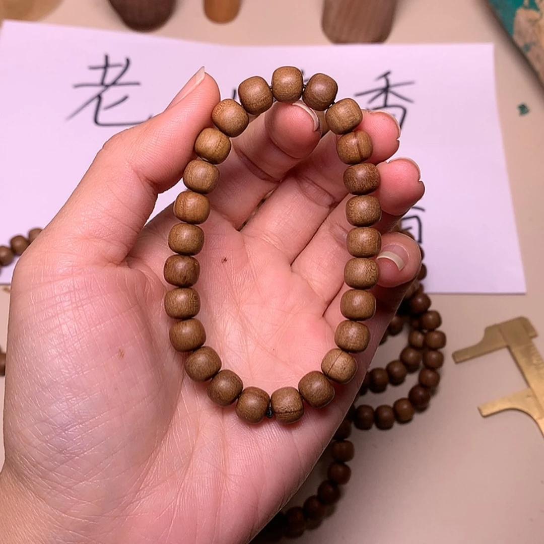 【闪购商品】檀香木手串/手链檀香7/8单圈瑕疵