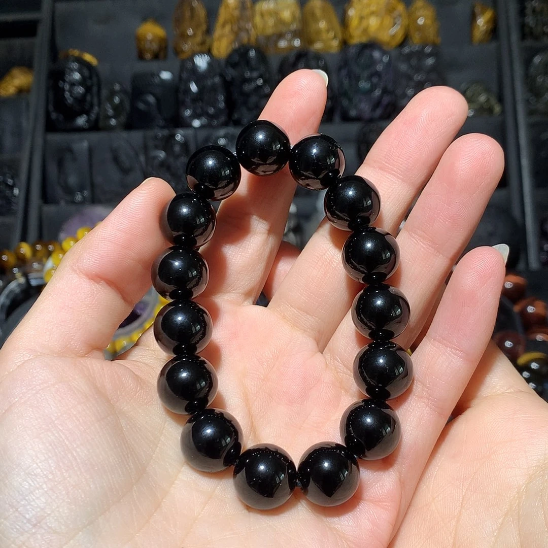 黑曜岩手链未镶嵌木*李