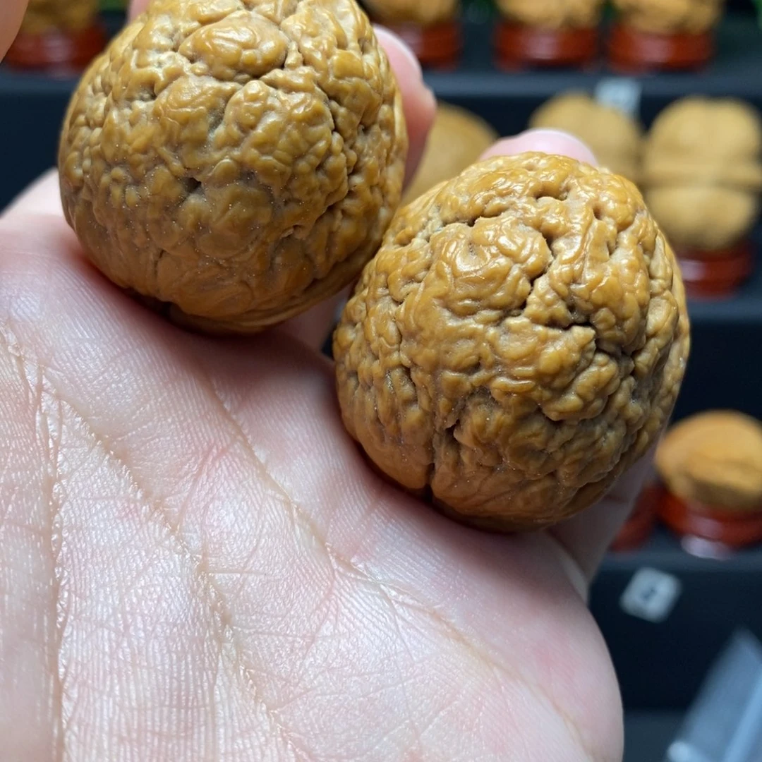把件文玩核桃37脑纹