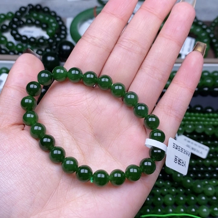 未镶嵌手串和田玉（碧玉）꧁****꧂