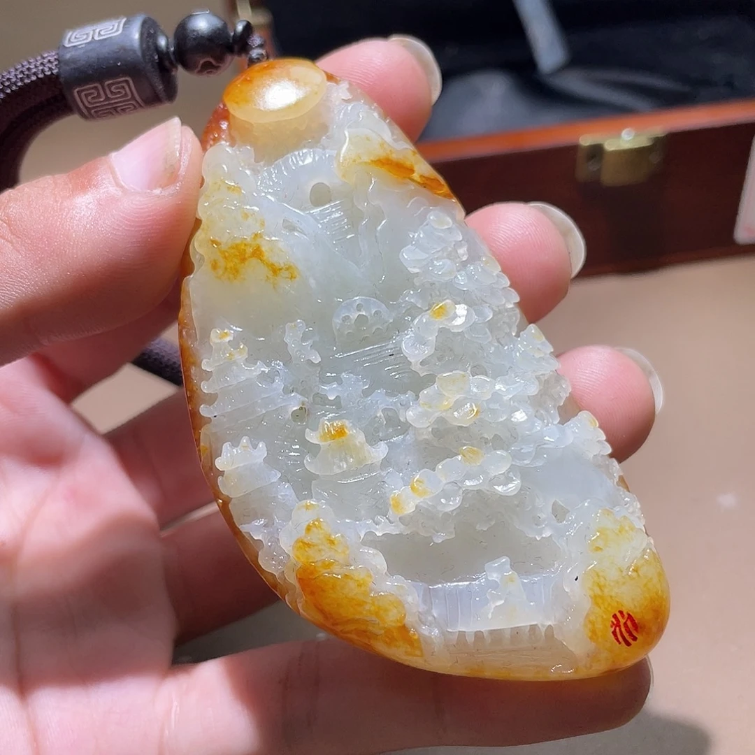 和田玉颈饰未镶嵌Z6