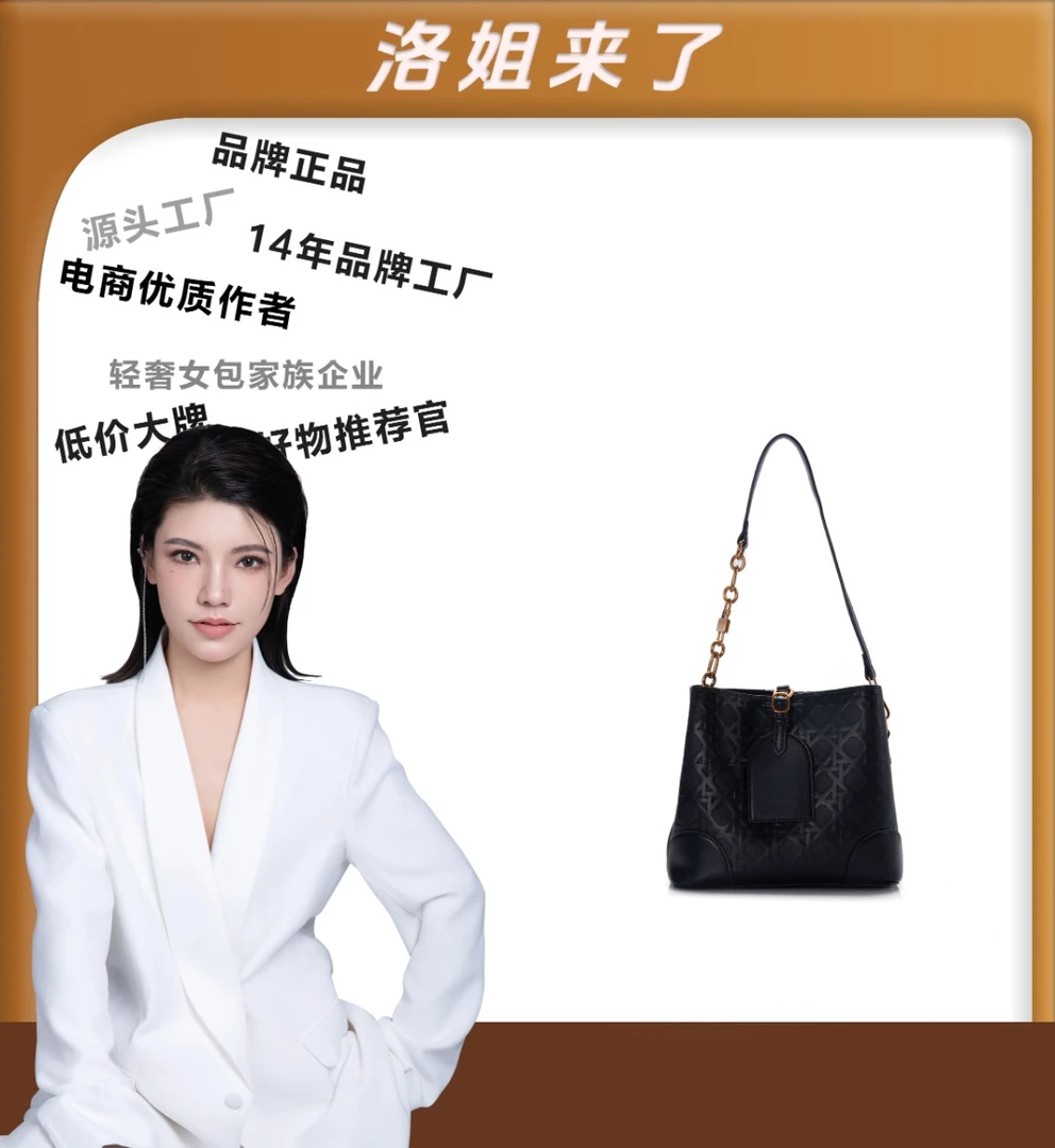 （粉丝专享）新款包包简约女士休闲手提斜跨包LL488