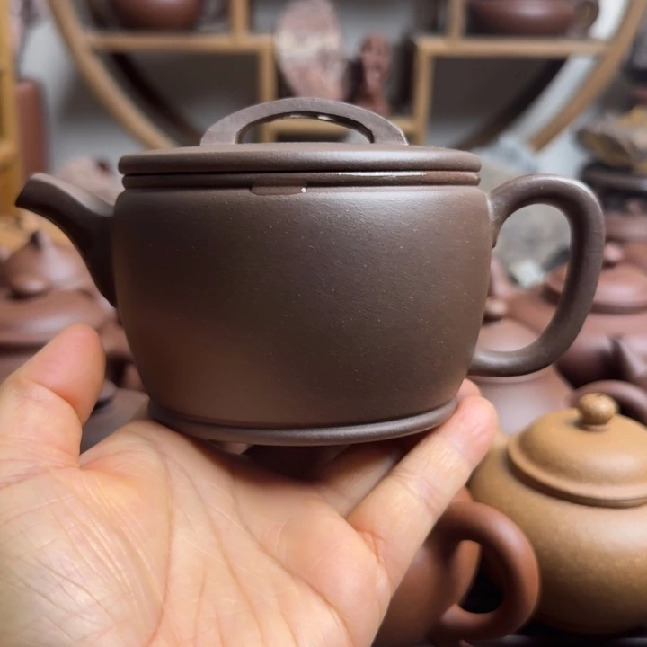茶壶紫砂280cc汉瓦青灰紫泥