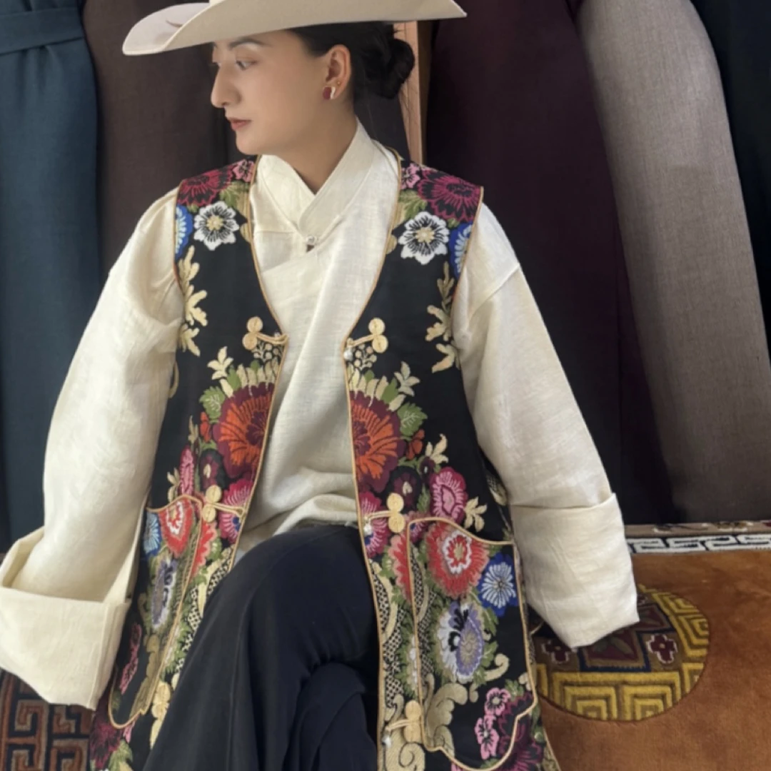 进口布热加色马甲#做工精细#宽松版