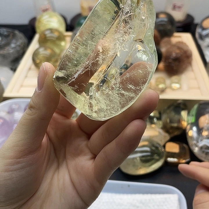 发晶未镶嵌珠宝半成品202水晶