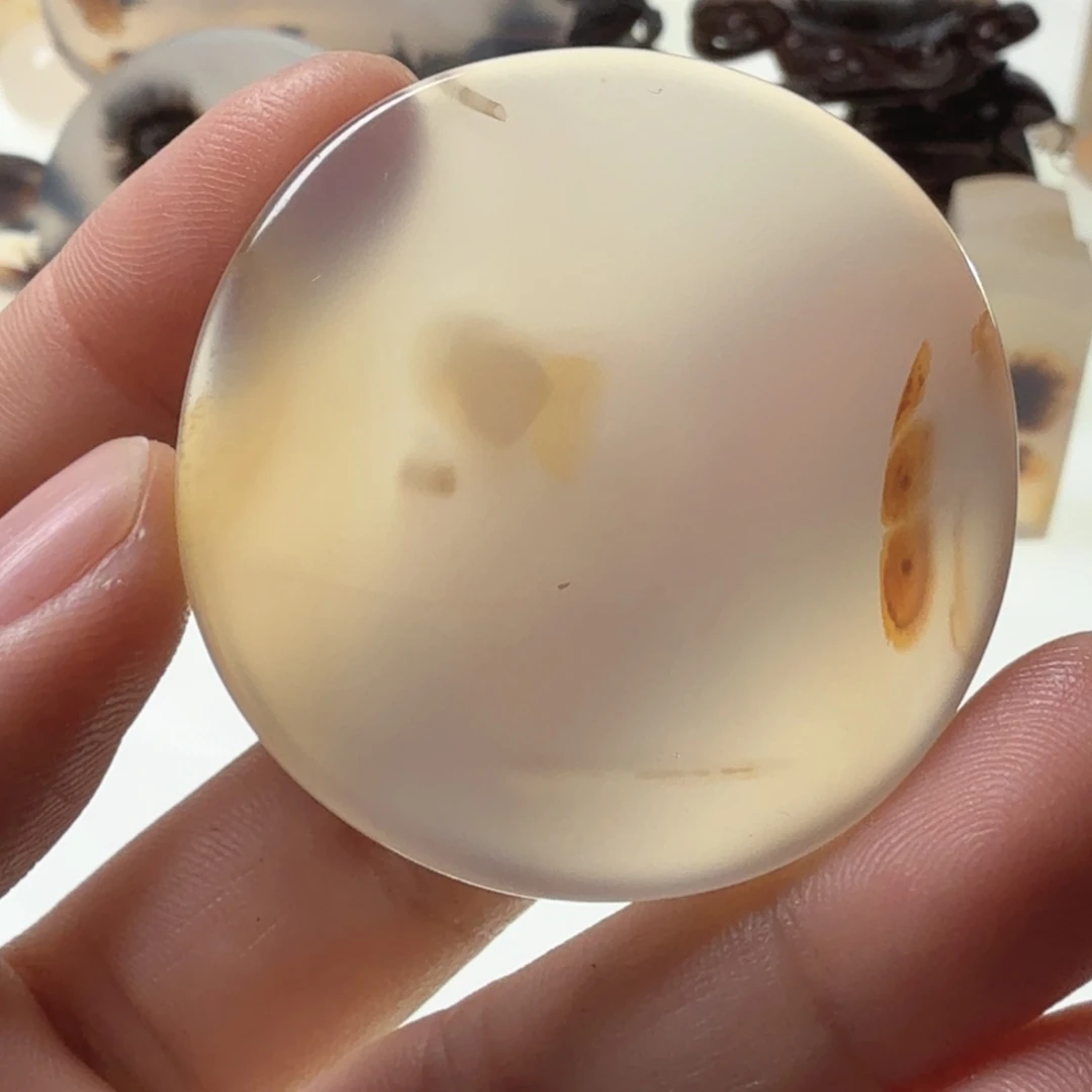 未镶嵌玛瑙/玉髓珠宝半成品
