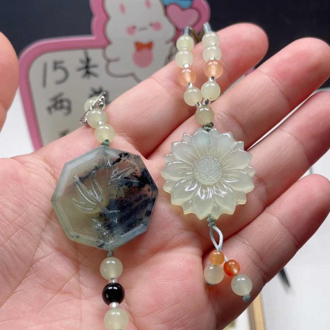 未镶嵌蛇纹石玉颈饰