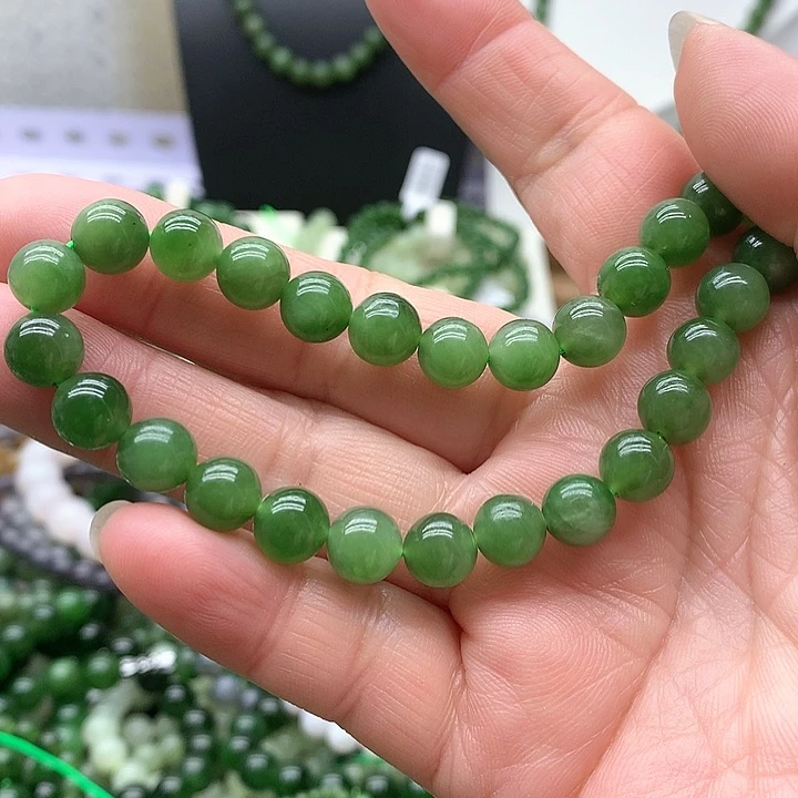 【闪购商品】和田玉手链未镶嵌8单圈