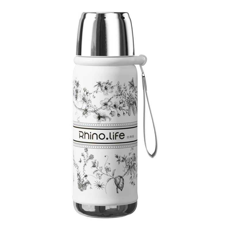 【A等品微瑕】独角犀 Rhino.life 【绮梦花海】系列 时尚多功能焖茶杯