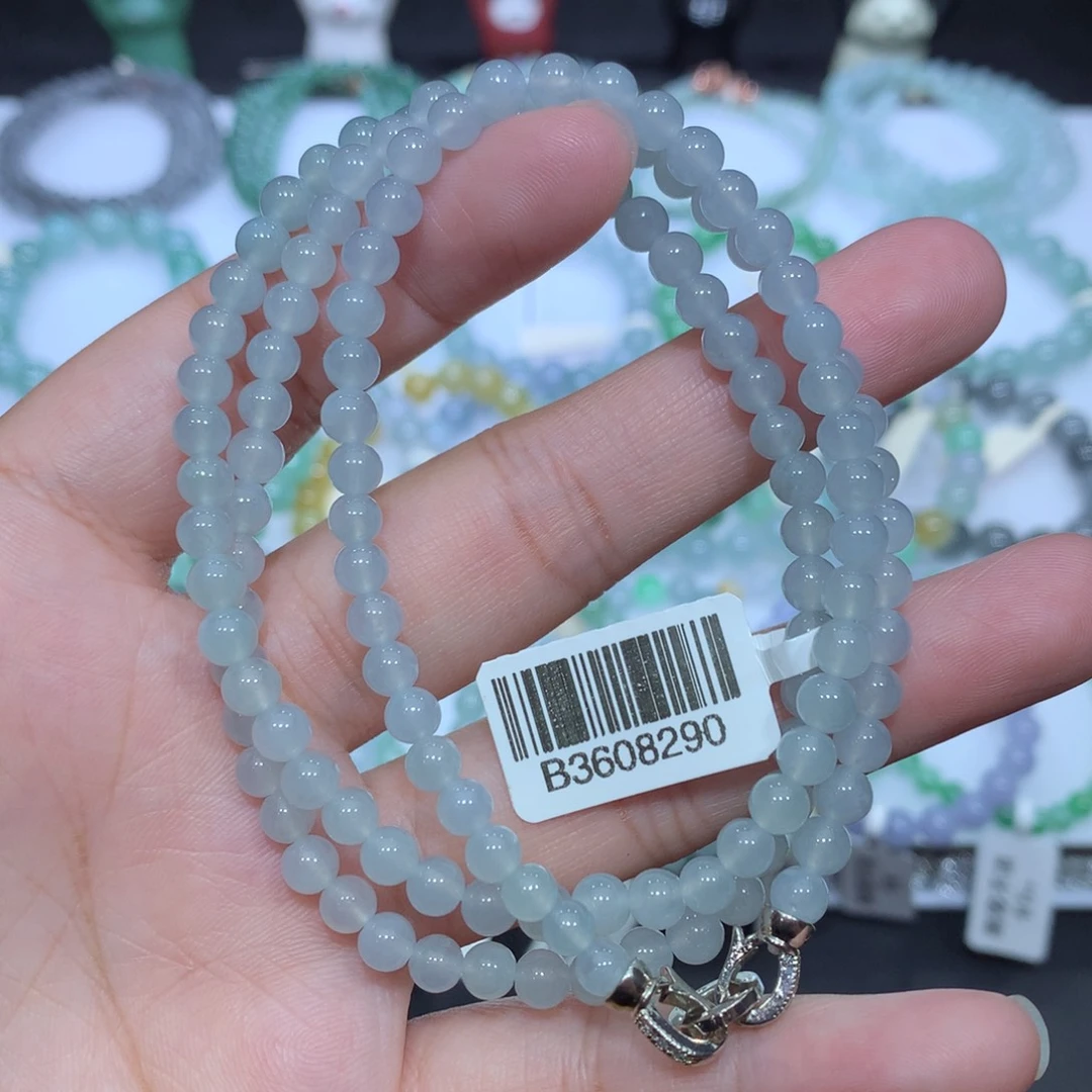 翡翠未镶嵌手串天然