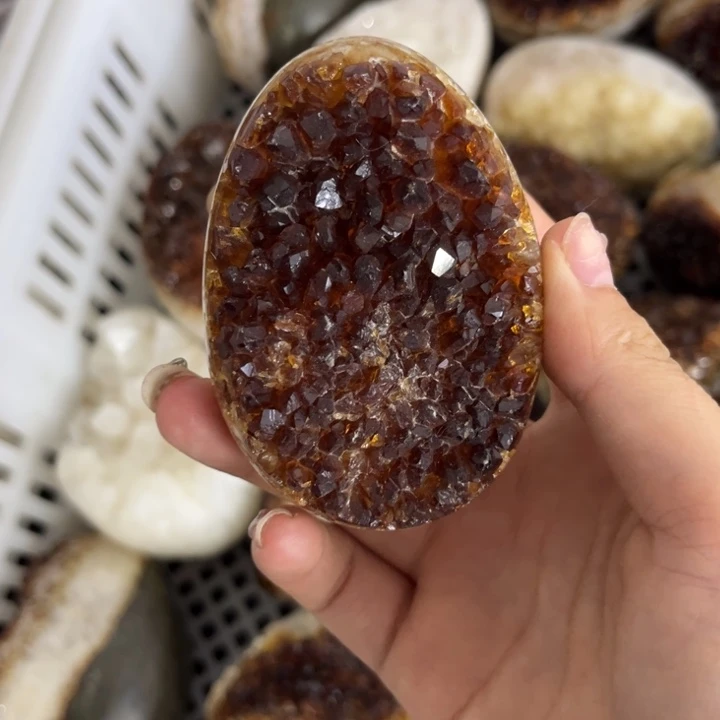 未镶嵌发饰水晶黄晶蛋