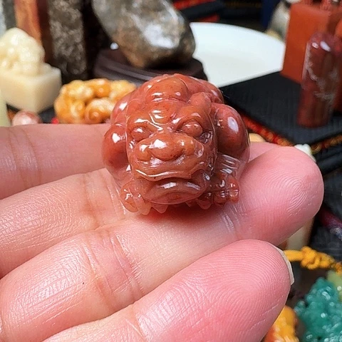 小***贝寿山石高山水洞石