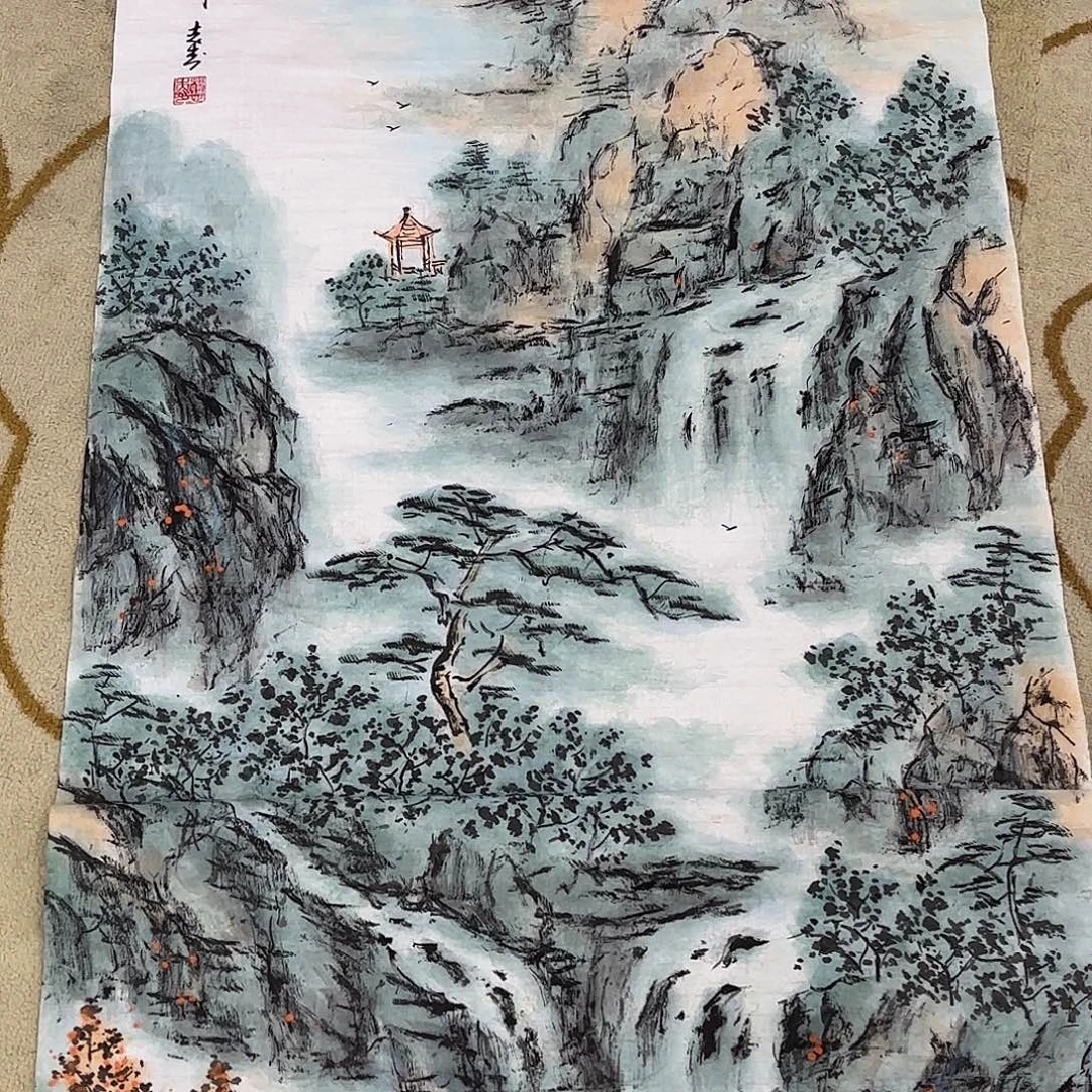 国画国画老师作品刘