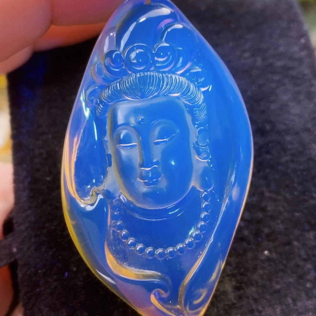 【闪购商品】蓝珀吊坠(不含链)未镶嵌