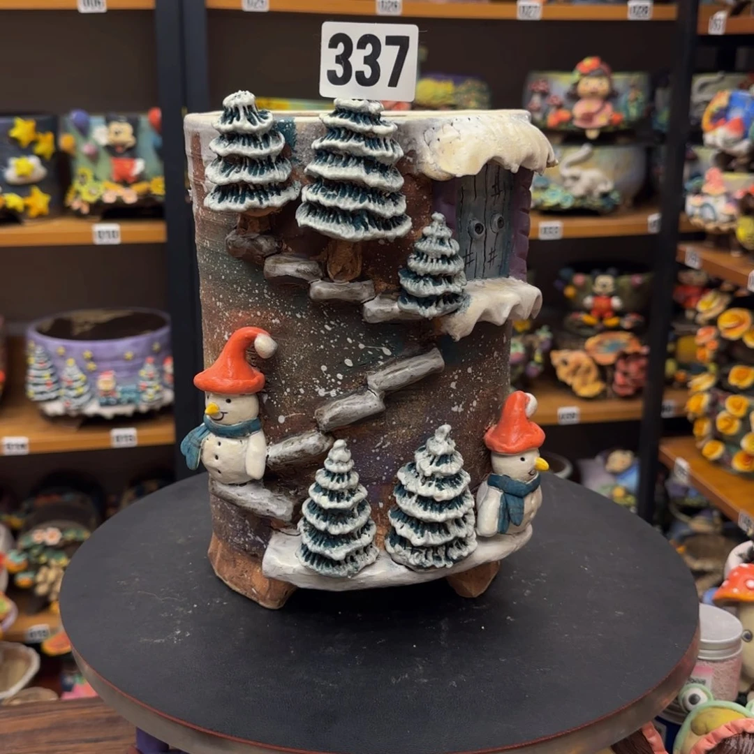 【闪购商品】粗陶手捏