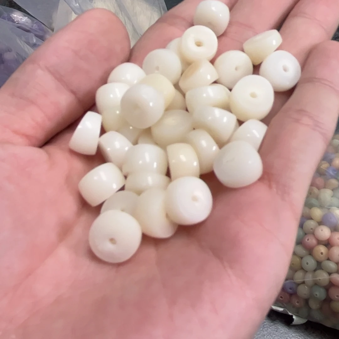 【闪购商品】白玉菩提吊坠z12/108颗白玉大肠微瑕