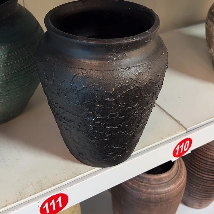 黑色浮雕带孔高23口15带孔