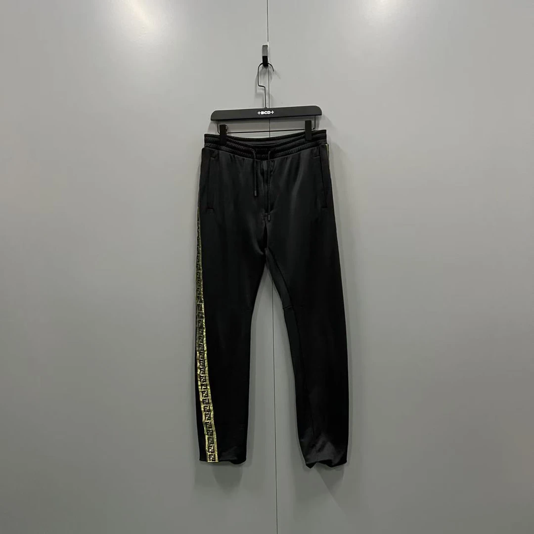 95新 FENDI/芬迪 q219 串标老花双F校服长裤 48码/勾丝 bc012063