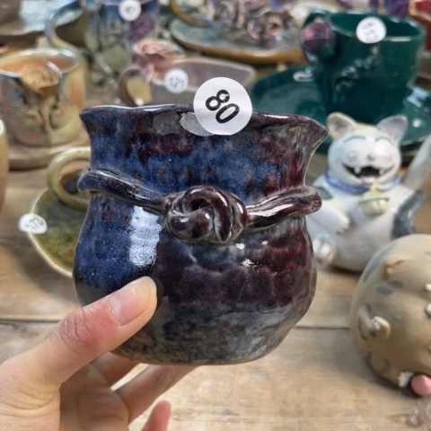盘熠樹日式手捏餐具茶具