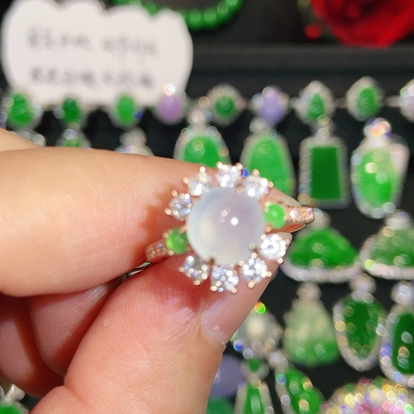 【闪购商品】未镶嵌戒指翡翠天然翡翠