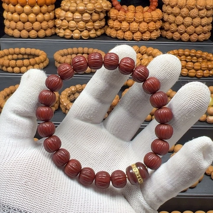 猴头核桃手串F玉化911