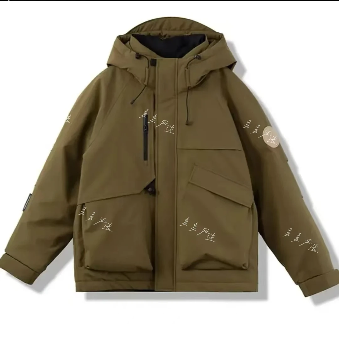 NF828绿G-【月球使者】机能风加厚户外休闲情侣款时尚棉服防风保暖