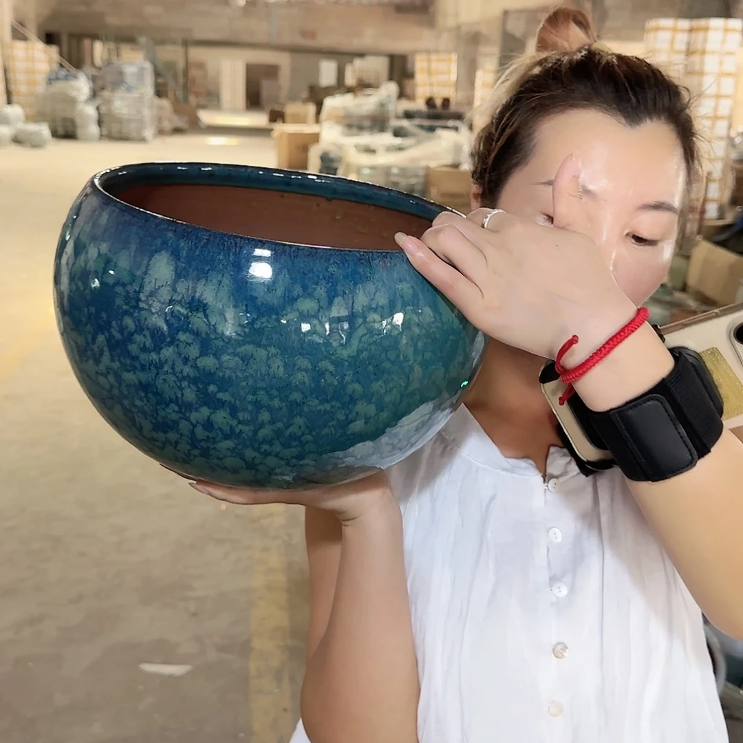 花盆紫砂王嫂花盆1005-125高19口25