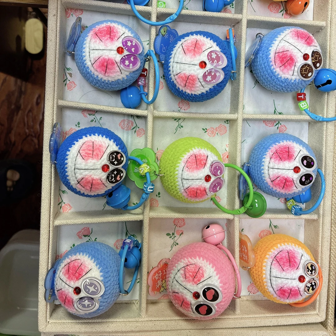 纯手工钩织多啦头直播间选款专拍链接包邮