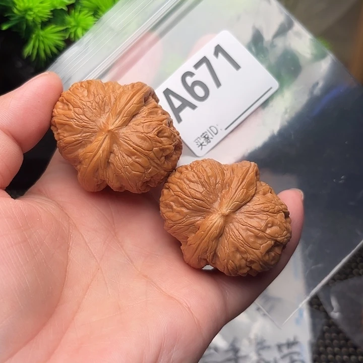 把件桃核核桃元宝45