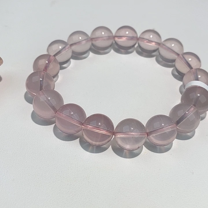 水晶无未镶嵌坚*粉水晶卡12