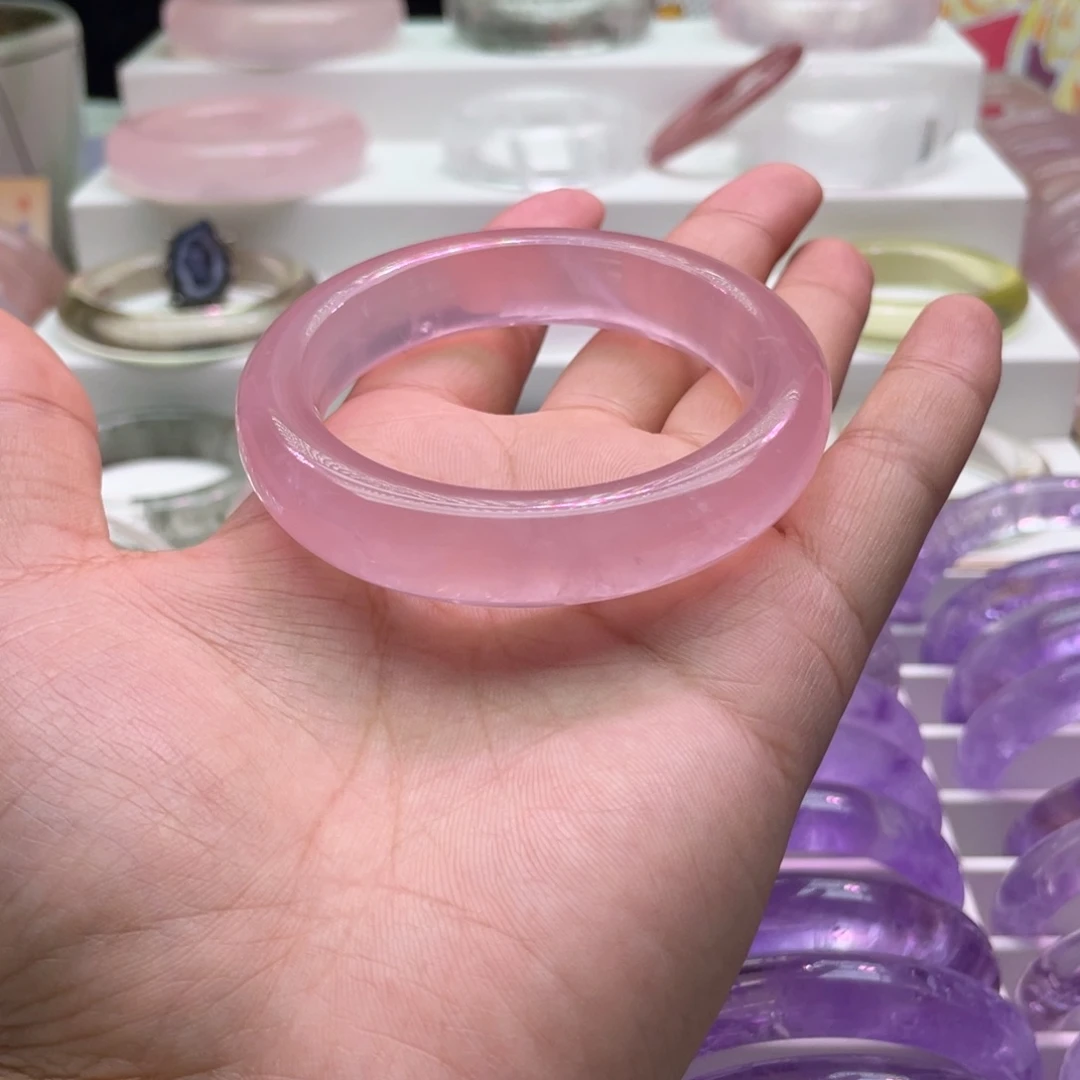 水晶手镯未镶嵌圈口 58