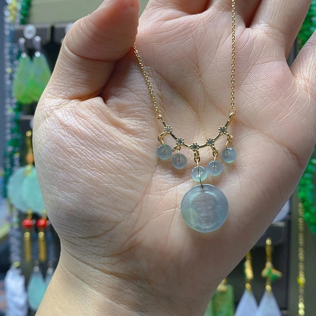 未镶嵌翡翠耳饰翡翠