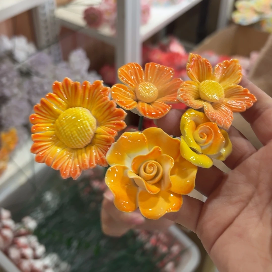 陶瓷花拍满20元发货退款拉黑