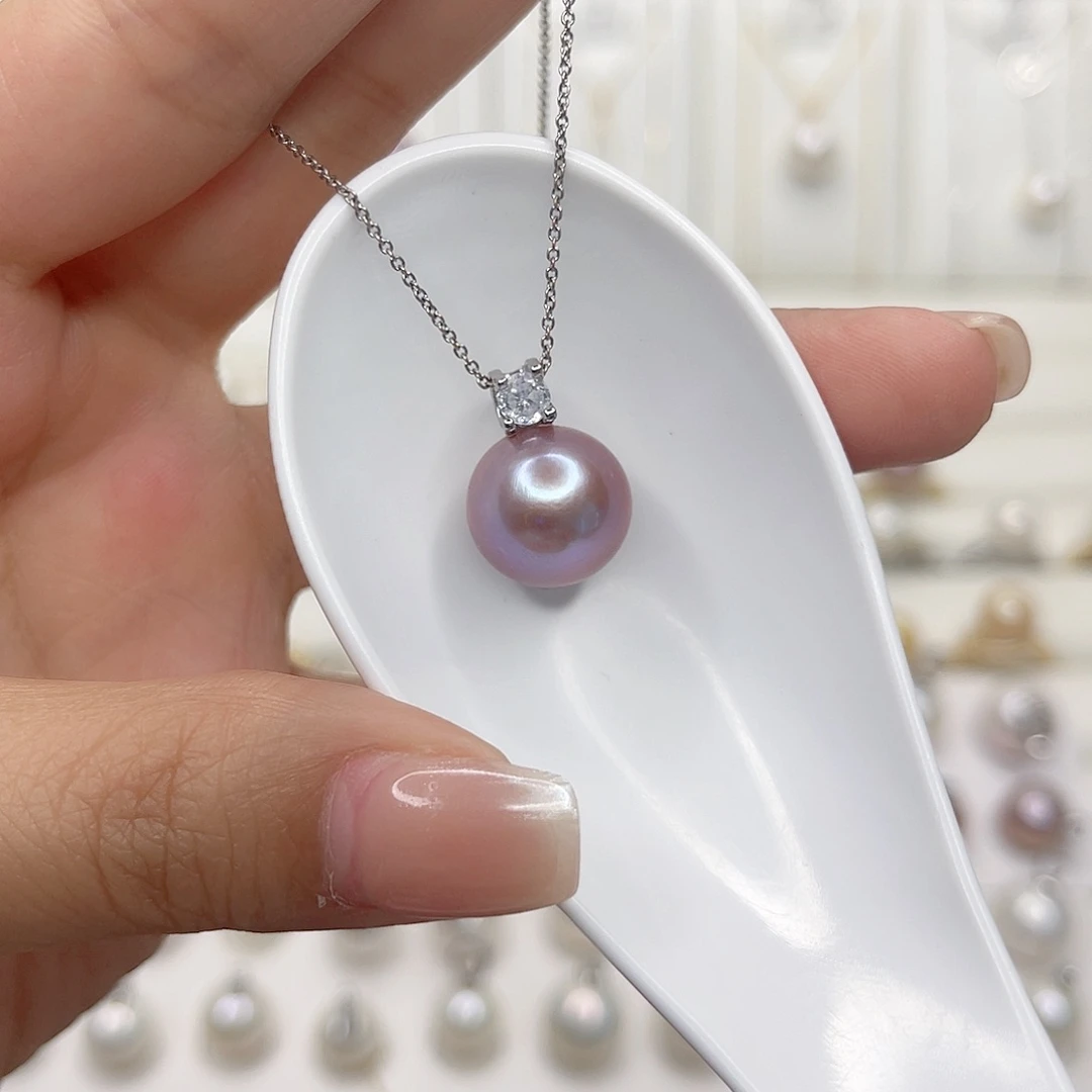 淡水珍珠未镶嵌吊坠(赠链)