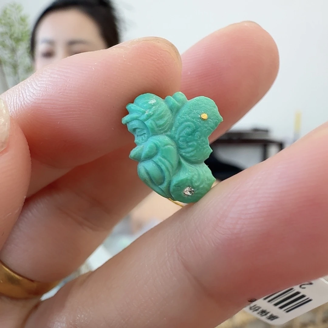 绿松石未镶嵌珠宝半成品