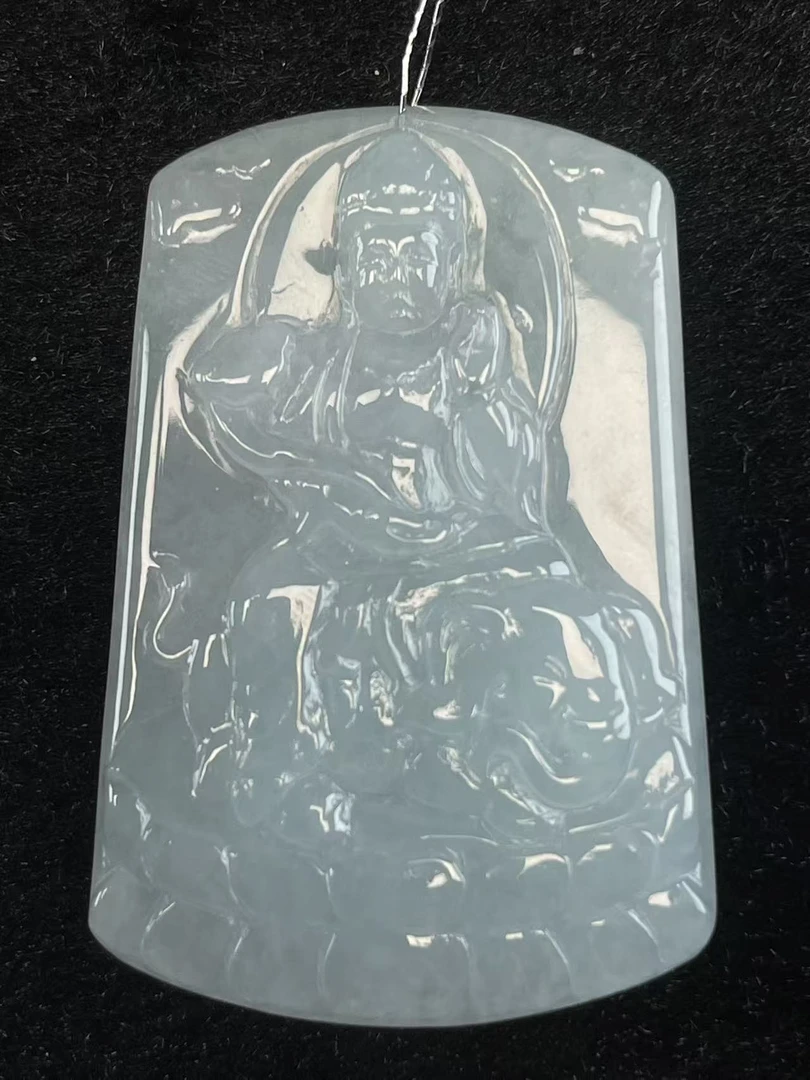 缅甸翡翠A货吊坠