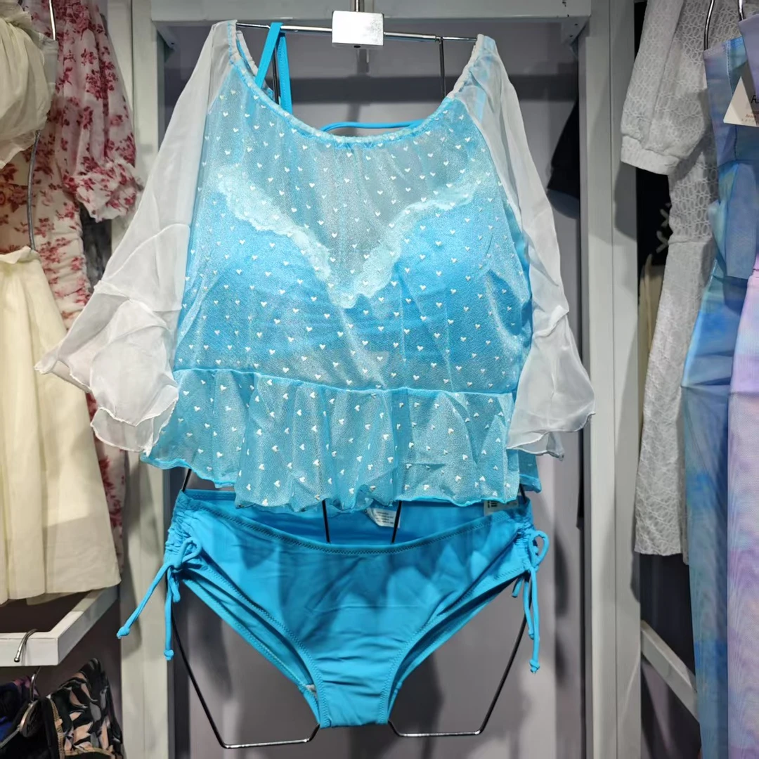 UP15398显瘦遮肉夏季新款温泉度假沙滩女士分体泳衣
