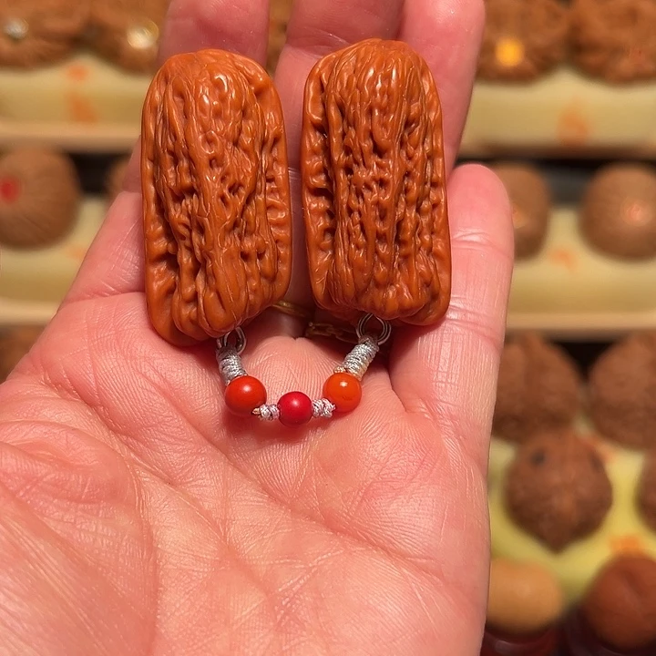 吊坠桃核精品钱串子43尺